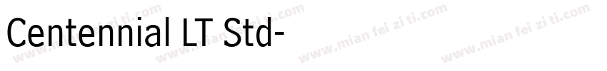 Centennial LT Std字体转换